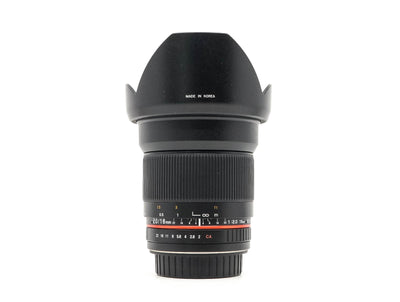 Walimex Pro 16mm f/2 ED AS UMC CS – Canon EF-S Anschluss