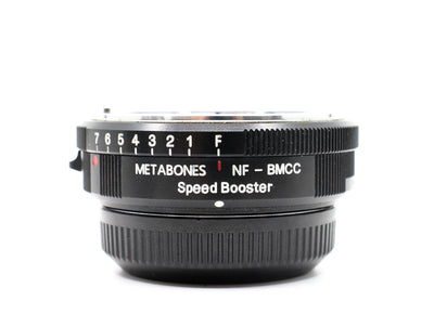 Metabones Nikon G auf BMPCC Speed Booster