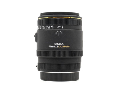 Sigma 70mm f/2.8 EX DG Macro - Canon EF Anschluss