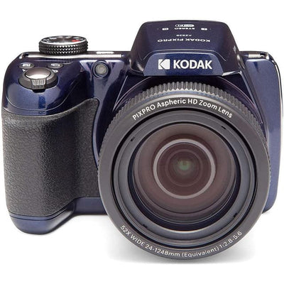 Kompaktkamera Pixpro AZ528 Bridge – Blau + Pixpro Aspherical HD Zoom 52x Weitwinkel 24–1248 mm f/2.8–5.6
