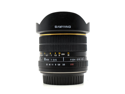 Samyang 8mm f/3.5 UMC CS II - Canon EF-S Anschluss