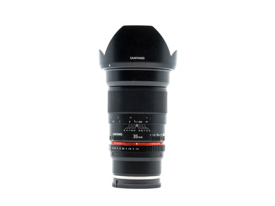 Samyang 35mm f/1.4 AS UMC – Sony FE Anschluss