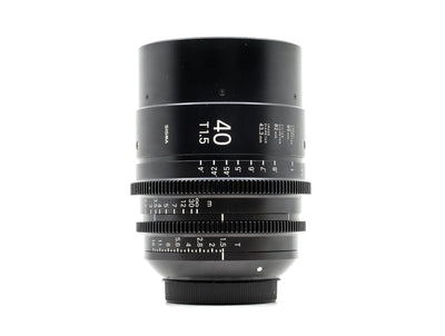 Sigma 40mm T1.5 FF – Canon EF Anschluss