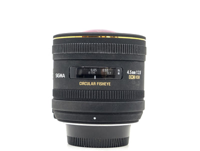 Sigma 4,5 mm Fisheye f/2,8 EX DC HSM – Nikon Anschluss