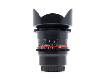 Samyang 14mm T3.1 ED AS IF UMC II - Micro Four Thirds Anschluss