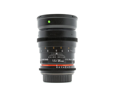 Samyang 35mm T1.5 - Canon EF Anschluss