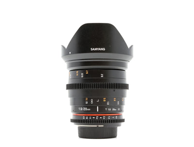 Samyang 20mm T1.9 Cine VDSLR ED AS IF UMC - Nikon Anschluss