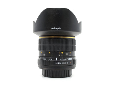 Walimex Pro 14mm ED AS IF UMC f/2.8 - Sony A Anschluss