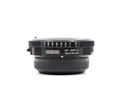 Metabones Nikon G auf BMCC Speed Booster