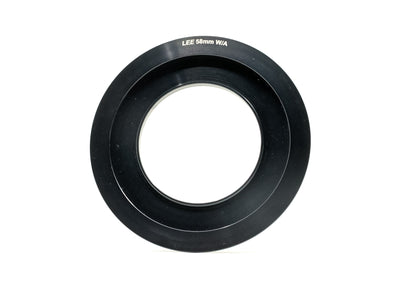 Here is the German translation:
**LEE 58mm Weitwinkel-Adapterring**