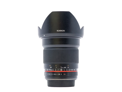Rokinon 16mm f/2 ED AS UMC CS – Canon EF-S Anschluss
