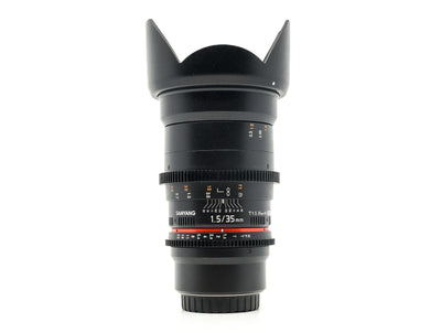 Samyang 35mm T1.5 Cine AS UMC II - Micro Four Thirds Anschluss
