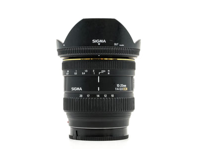 Sigma 10-20mm f/4-5.6 EX DC - Sony A Anschluss