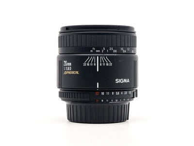 Sigma 28mm f/1.8D ASPH II – Nikon Anschluss