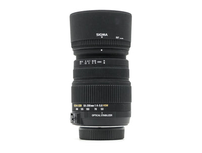 Sigma 50-200mm f/4-5.6 DC OS HSM – Nikon Anschluss