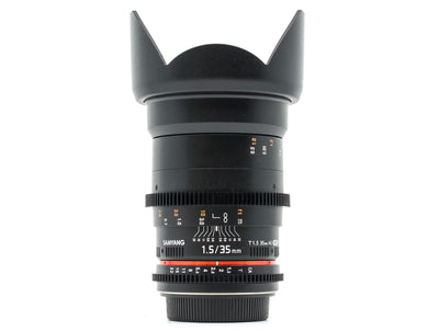 Samyang 35mm T1.5 AS UMC II - Canon EF Anschluss