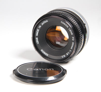 Canon FD 50mm 1:1.8 S.C. Festbrennweite für Analogkameras