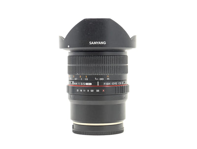 Samyang 8mm f/3.5 UMC CS II – Fujifilm X Anschluss