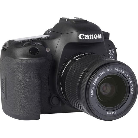 EOS 7D SLR - Schwarz + Canon 18-55mm f/3.5-5.6 IS STM f/3.5-5.6