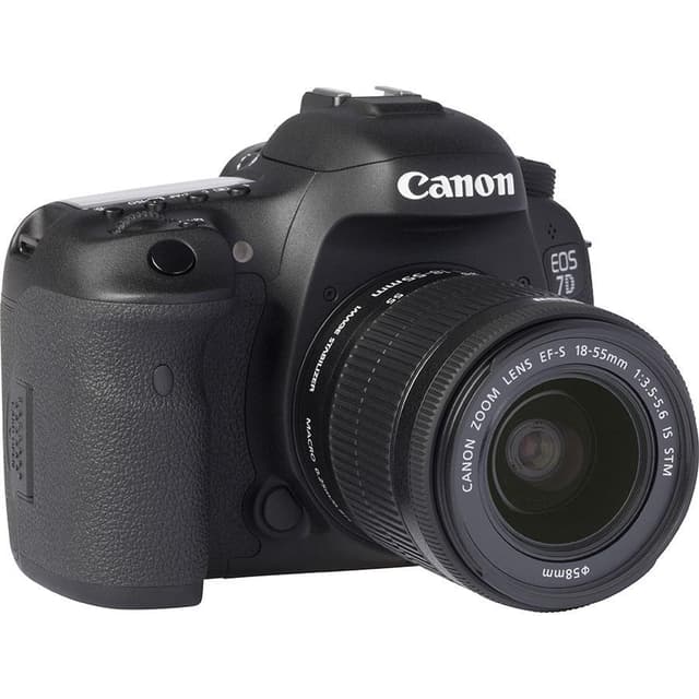 EOS 7D SLR - Black + Canon 18-55mm f/3.5-5.6 IS STM f/3.5-5.6 de segunda mano en Camera Market