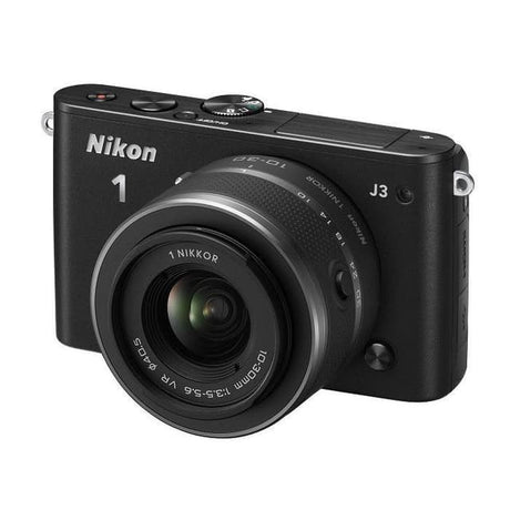 1 J3 - Schwarz + Nikon Nikkor 10-30mm f/3.5-5.6 VR