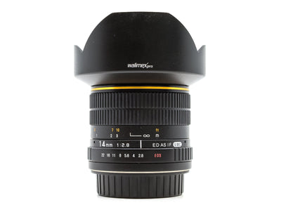 Walimex Pro 14mm f/2.8 ED AS IF UMC – Canon EF Anschluss