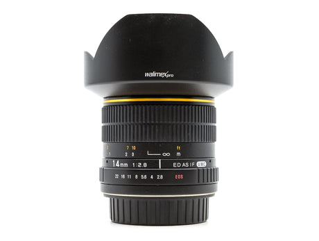 Walimex Pro 14mm f/2.8 ED AS IF UMC – Canon EF Anschluss