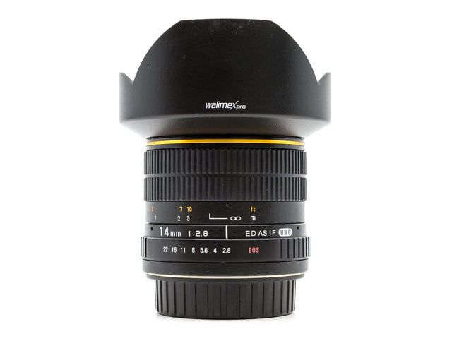 Walimex Pro 14mm f/2.8 ED AS IF UMC - Canon EF Fit de segunda mano en Camera Market