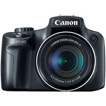 Canon PowerShot SX50 HS Kamera - Schwarz + Canon 50x IS Zoomobjektiv 24-1200 mm f/3.4-6.5