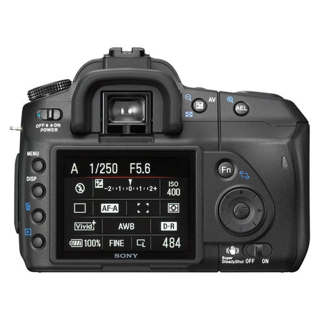 Alpha DSLR-A200 Spiegelreflexkamera - Schwarz + Sony 18-70mm f/3.5-5.6 AF DT Objektiv