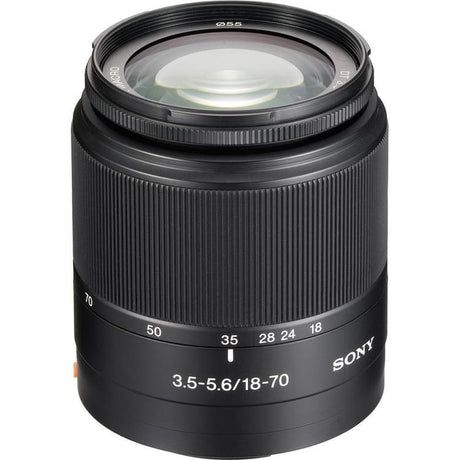 Alpha DSLR-A200 Spiegelreflexkamera - Schwarz + Sony 18-70mm f/3.5-5.6 AF DT Objektiv