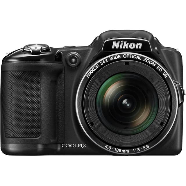 Nikon Coolpix L830 Kamera – Schwarz + Nikon Nikkor 34-fach Weitwinkel-Zoom ED VR 22,5–765 mm f/3–5,9 · Hauptbild