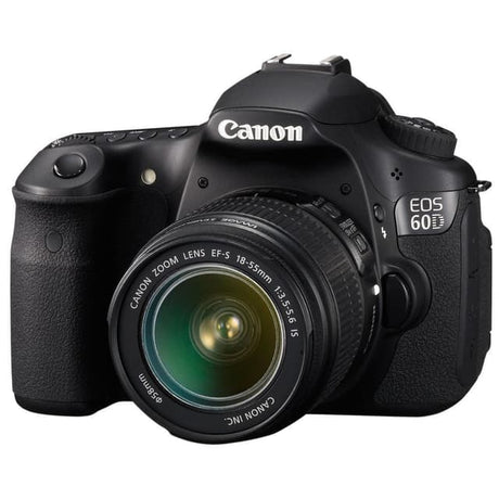 EOS 60D Spiegelreflexkamera – Schwarz + Canon Zoomobjektiv EF-S IS II f/3.5-5.6