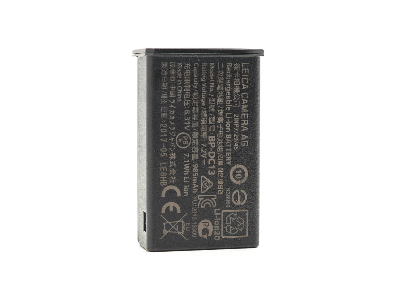 Leica T Lithium-Ionen-Akku BP-DC13 · Hauptbild