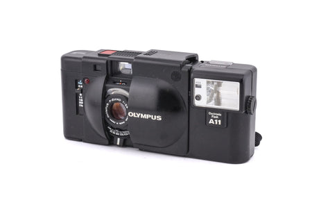Olympus XA + A11 Elektronenblitz Geprüft & Funktionsfähig