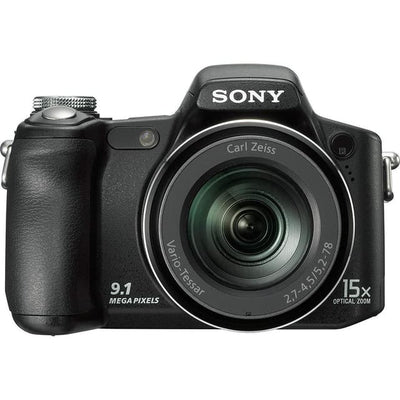Cyber-shot DSC-H50 Kompaktkamera - Schwarz + Sony Vario-Tessar Objektiv 31-465 mm f/2.7-4.5