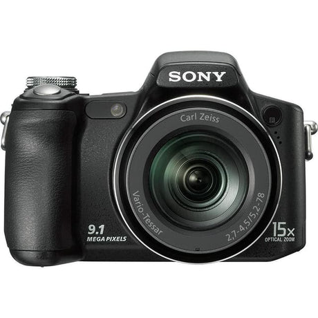Cyber-shot DSC-H50 Kompaktkamera - Schwarz + Sony Vario-Tessar Objektiv 31-465 mm f/2.7-4.5