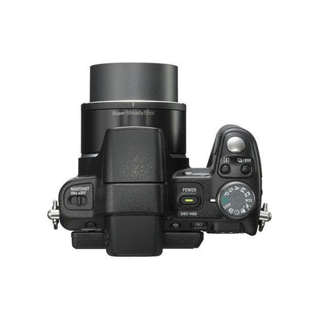 Cyber-shot DSC-H50 Kompaktkamera - Schwarz + Sony Vario-Tessar Objektiv 31-465 mm f/2.7-4.5