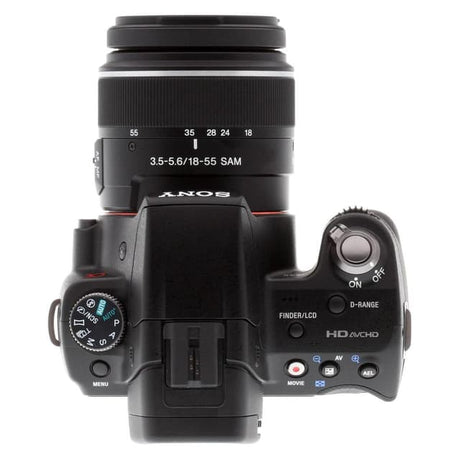 SLT-A35 Spiegelreflexkamera - Schwarz + Sony DT 18-55mm f/3.5-5.6 SAM f/3.5-5.6