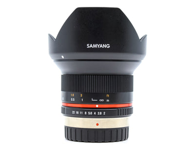 Samyang 12mm f/2 NCS CS - Micro Four Thirds Anschluss