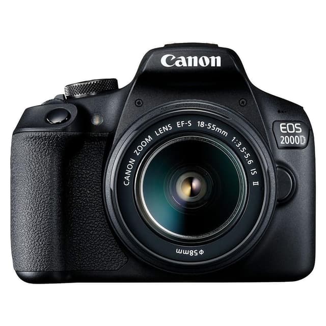 EOS 2000D SLR - Black + Canon Canon EF-S 18-55mm f/4-5.6 IS STM f/4-5.6 de segunda mano en Camera Market