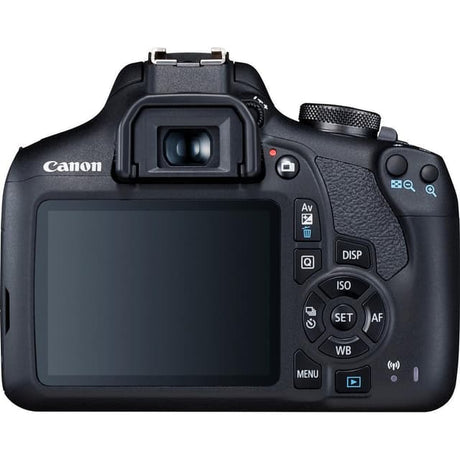 Canon EOS 2000D SLR - Schwarz + Canon EF-S 18-55mm f/4-5.6 IS STM Objektiv