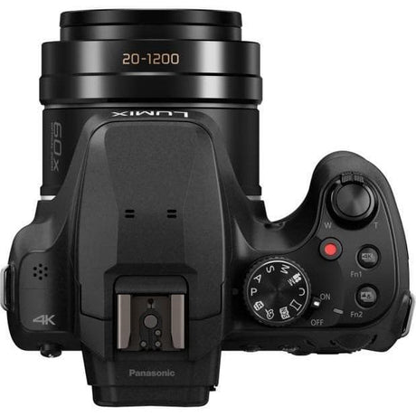 Panasonic Lumix FZ82 Kamera - Schwarz + 60-fach optischer Zoom 20-1200mm f/2.8-5.9