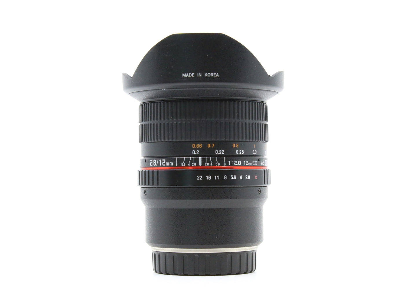 Samyang 12mm f/2.8 ED AS NCS Fisheye – Fujifilm X Anschluss · Hauptbild
