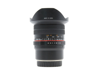 Samyang 12mm f/2.8 ED AS NCS Fisheye – Fujifilm X Anschluss