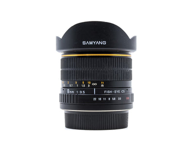 Samyang 8mm f/2.8 UMC Fisheye II – Canon EF-M Anschluss