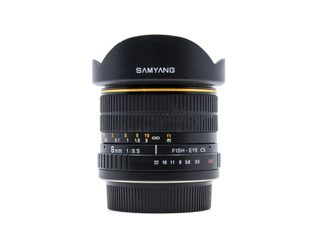 Samyang 8mm f/2.8 UMC Fisheye II – Canon EF-M Anschluss
