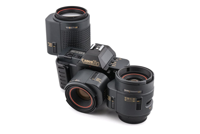 Canon T80 + 50mm f1.8 AC + 35-70mm f3.5-4.5 AC + 75-200mm f4.5 AC de segunda mano en Camera Market