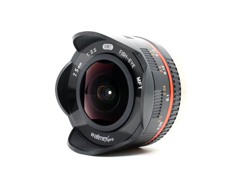Walimex Pro 7,5 mm f/3,5 Fisheye – Micro Four Thirds Anschluss