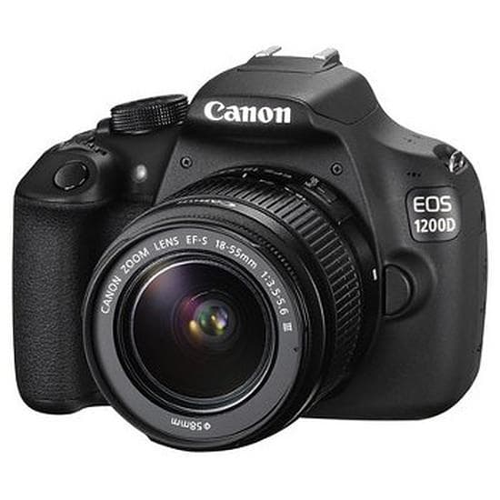 EOS 1200D SLR - Black + Canon EF-S 18-55mm f/3.5-5.6 IS f/3.5-5.6 de segunda mano en Camera Market